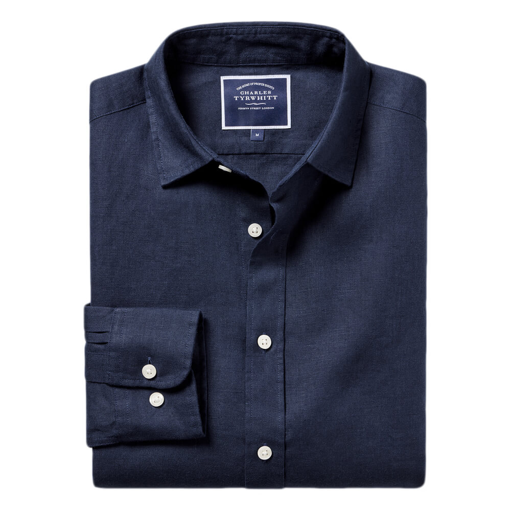 Charles Tyrwhitt Pure Linen Shirt | Jarrold, Norwich
