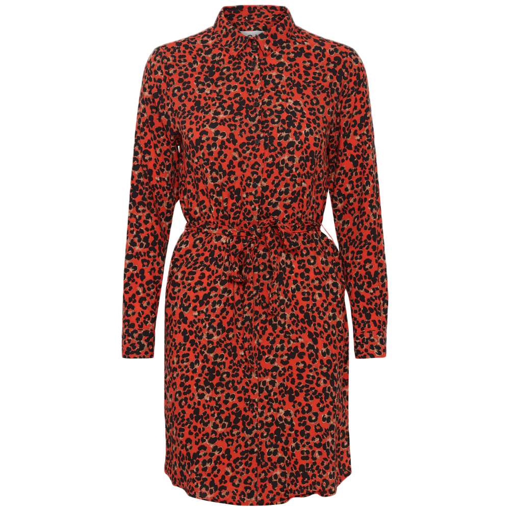 Ichi Leopard Print Vera Dress | Jarrold, Norwich