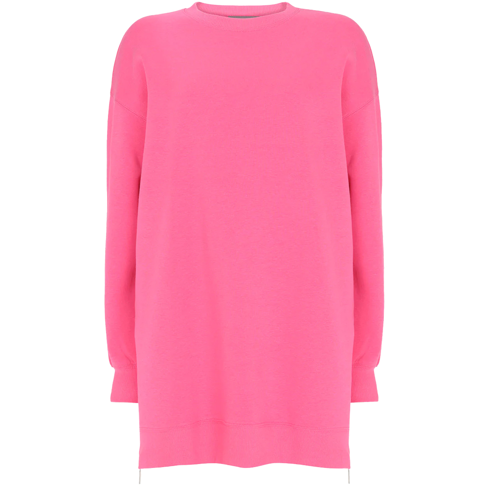 Mint Velvet Pink Zip Long Sweatshirt | Jarrold, Norwich