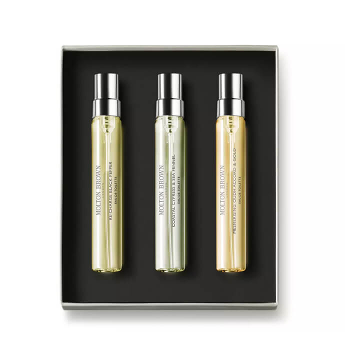 Molton Brown Woody & Aromatic Fragrance Discovery Gift Set | Jarrold ...