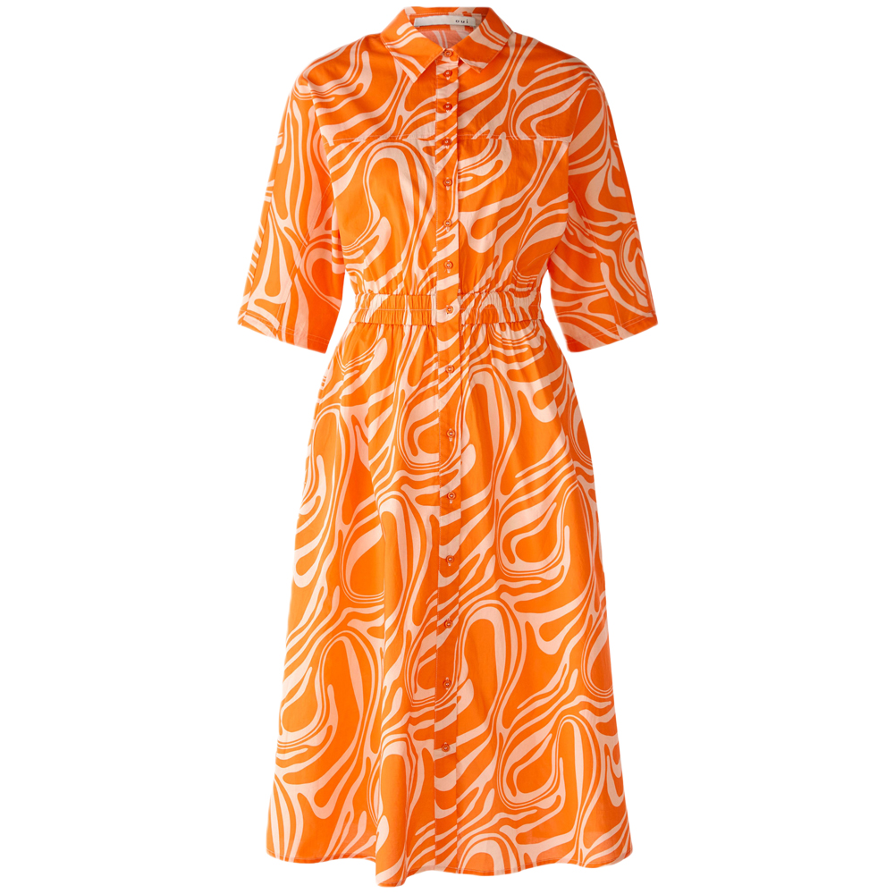 Oui Orange Shirt Dress | Jarrold, Norwich