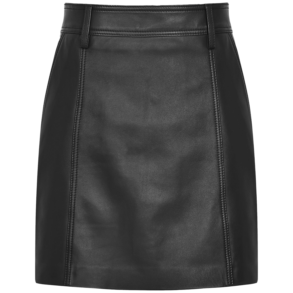 REISS ELIZA Leather Mini Skirt | Jarrold, Norwich