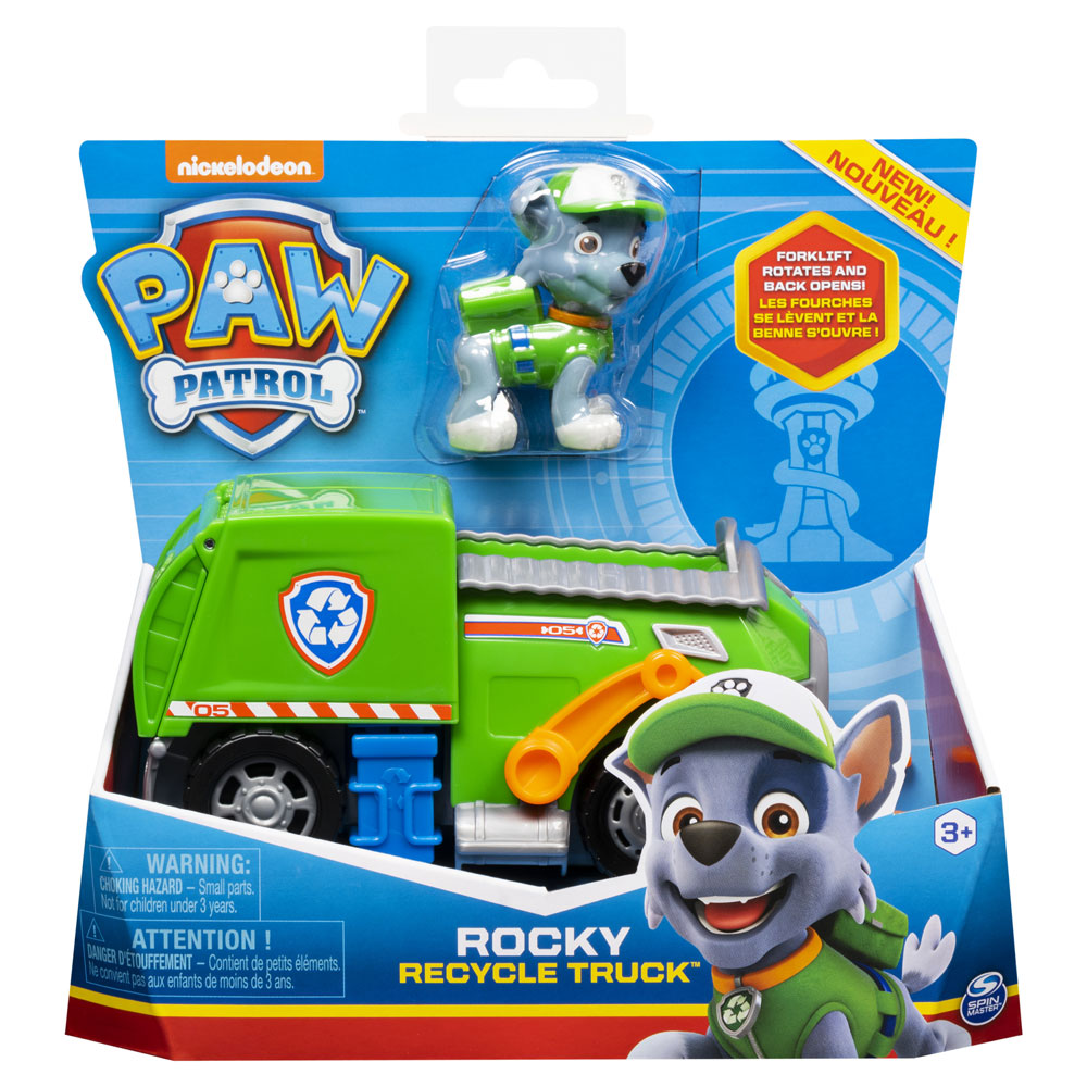 paw patrol pup and vehicle