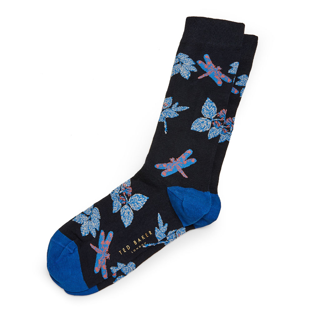 Ted Baker Jakfrut Dragonfly Printed Socks | Jarrold, Norwich
