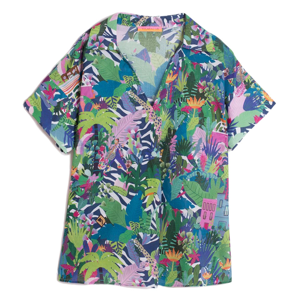 Vilagallo Chantal Pacuare Tropical Print Shirt | Jarrold, Norwich