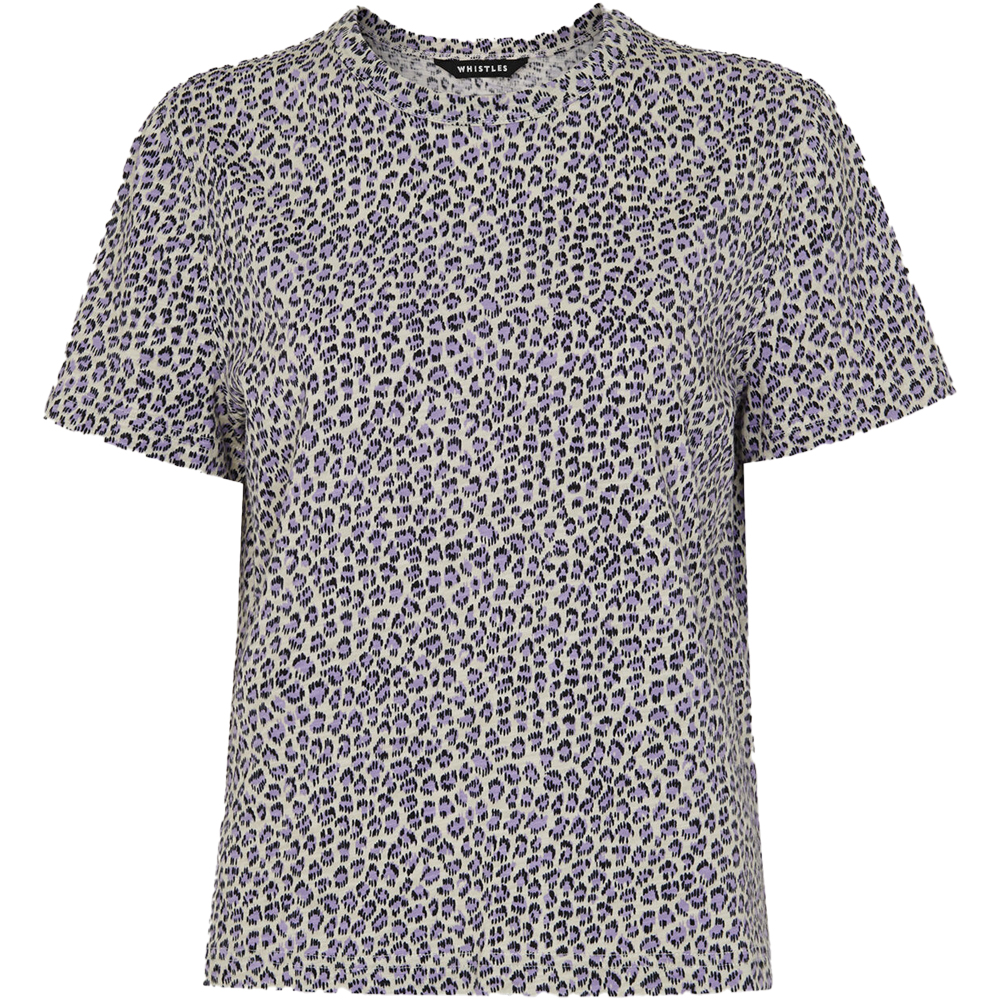 Whistles Dashed Leopard Print T Shirt | Jarrold, Norwich